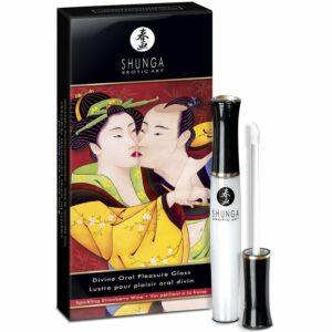 Gloss Pour Plaisir Oral Divin Shunga Vin Pétillant Fraise