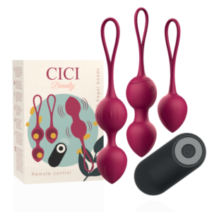 Coffret Boules de Geisha Vibrantes Télécommandées Cici