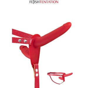 Double Gode Ceinture Rouge Fetish Tentation