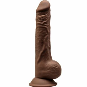 Gode Ventouse Réaliste Chocolat XL SilexD 24 cm