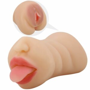 Masturbateur Double Vagin Bouche Sarah