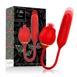 Stimulateur Langue et Oeuf Vibrant Va et Vient Viena